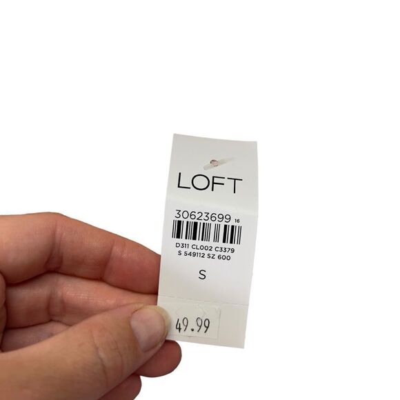 New!! Oversized fit small Pink sequin top from Loft NWT - Picture 8 of 12